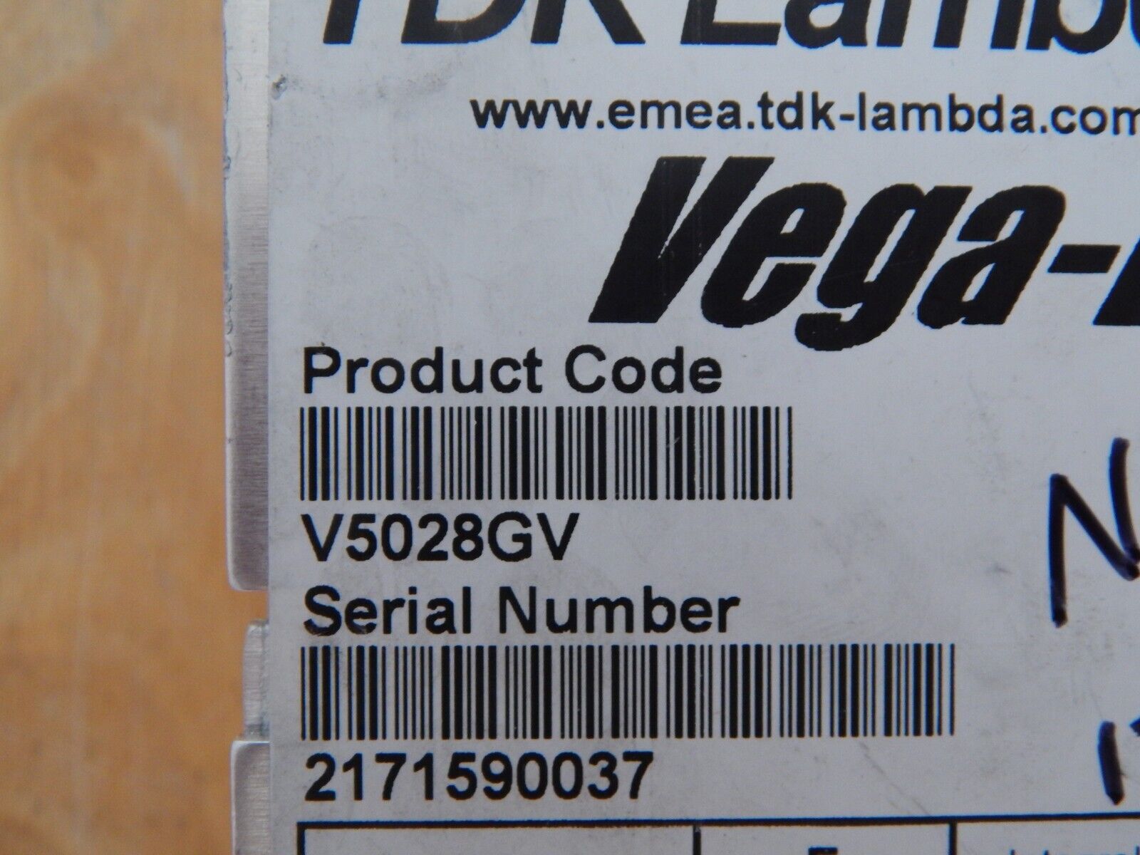TDK-LAMBDA Vega-Lite 550 V5028GV Power Supply, Used, 2 in stock, USA TDK-LAMBDA Vega-Lite 550 V5028GV Power Supply, Used, 2 in stock, USA